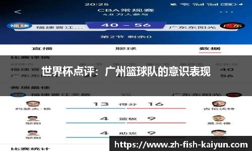 世界杯点评：广州篮球队的意识表现